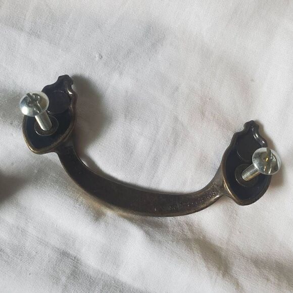 Brass drawer pulls hardware ×2 - Picture 5 of 7